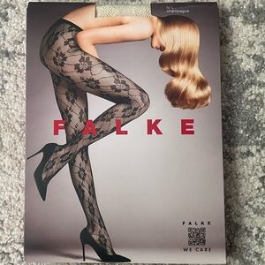 FALKE - Garden Floral Women Tights with romantic playfullace pattern